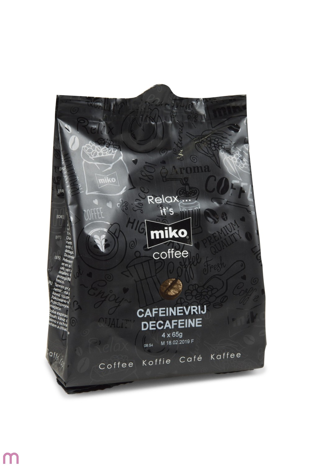 Miko Matic Röstkaffee entkoffeiniert  48 x 65g Filterbeutel